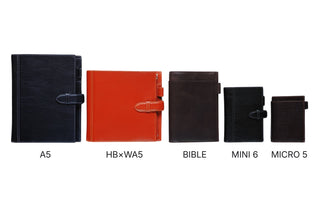 The Five Core Personal Organizer Sizes