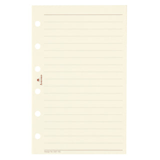 Memo Leaf, 6mm Ruled, Rose Gold Edge, MINI6