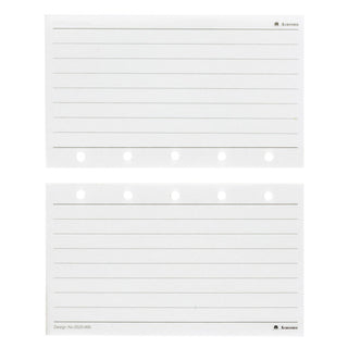 Memo Leaf, 6mm Ruled, Horizontal Format, MICRO5