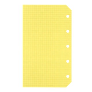 Color Memo Leaf, 2.5mm Grid with Slits, MICRO5