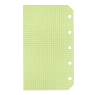 Color Memo Leaf, 2.5mm Grid with Slits, MICRO5